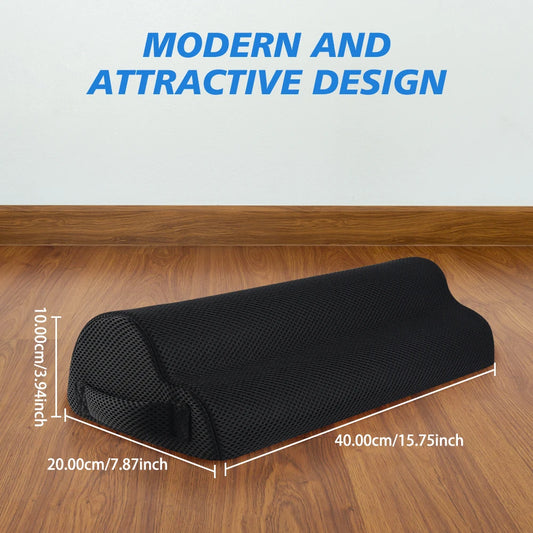Memory Foam Office Foot Stool & Under Desk Footrest Leg Elevation Pillow for Gaming & Home Office