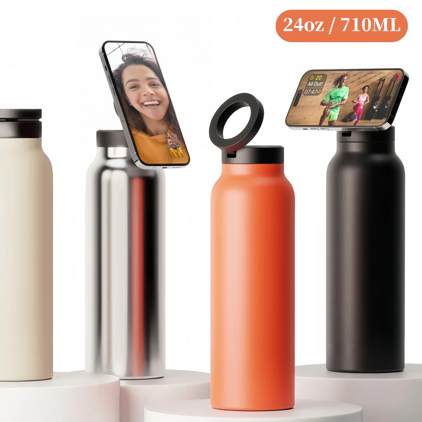SnapMount Insulated Water Bottle